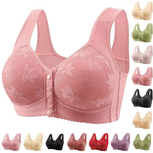 Comfortable Daisy Bras for Older Women with Front Closure