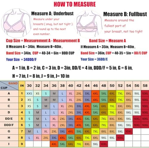 FHTECO Thin Cup Wireless Bras for Older Women
