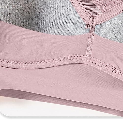 Hnodov 3 Pack Plus Size Seamless Mesh Sports Bras for Women