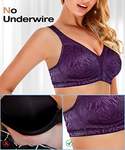 Wingslove Plus Size Wireless Minimizer Bra