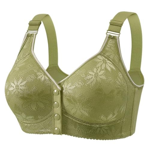Comfortable Breathable Daisy Bra for Older Women Plus Size No Underwire