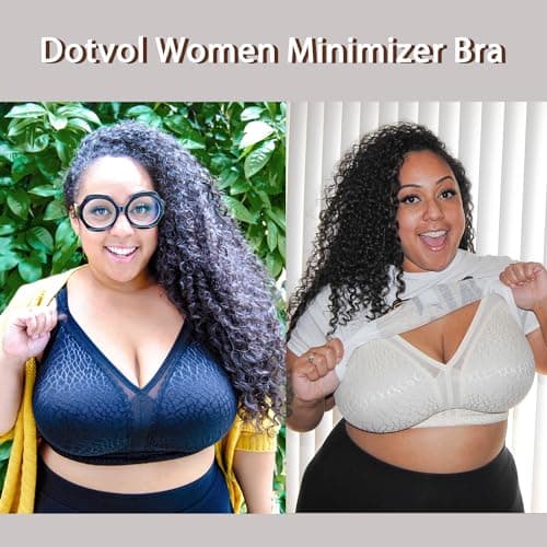 DotVol Women's Full Figure Minimizer Bra for Large Busts