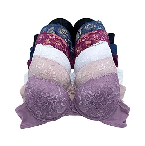 6pcs Iheyi ADD 2-Cuppushup Bra, Extreme Thick Padding, 32B-40C