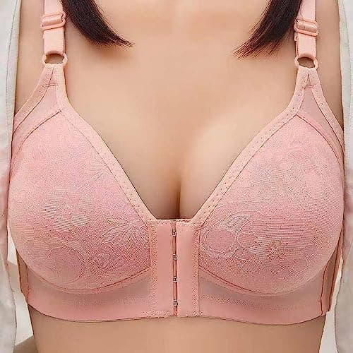 Hnodov Wireless Bras for Plus Size Women