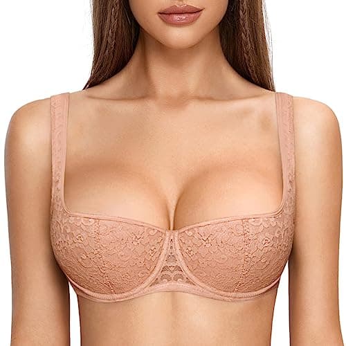 Women's Lace Balconette Bra - Plus Size