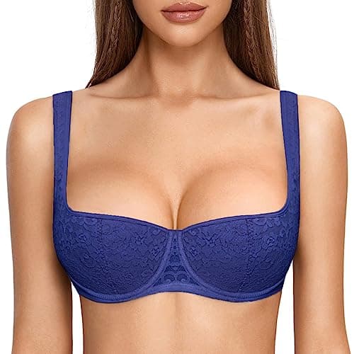 Women's Lace Balconette Bra - Plus Size