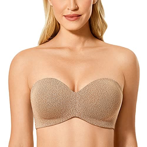 DELIMIRA Women's Strapless Minimizer Bra
