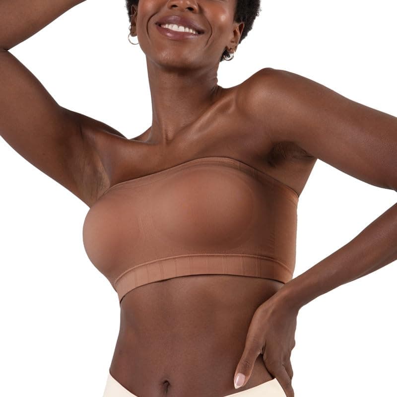 Truekind Wireless Strapless Bra, Plus Size Tube Top for Women