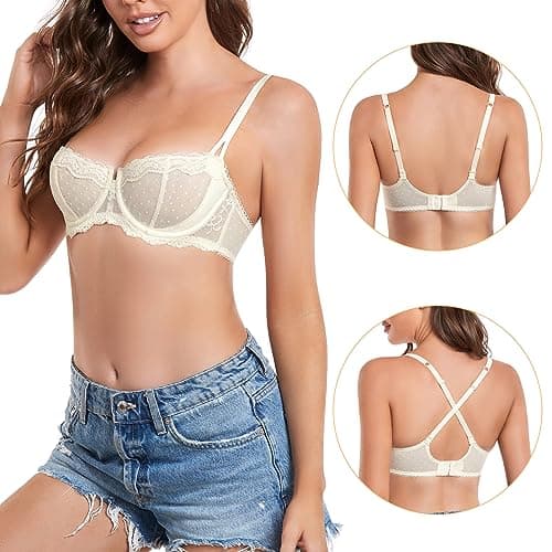 DotVol Women's Push Up Underwire Everyday Bra
