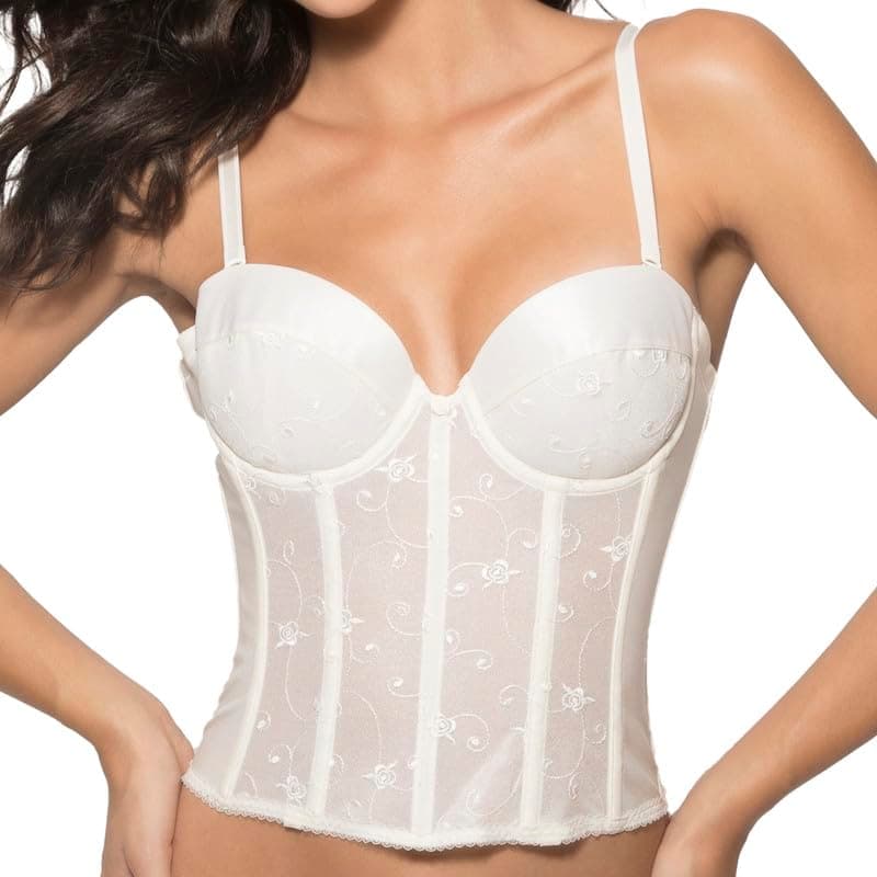 Dominique Women's Meryl Fiber Front Closure Minimizer Bra 30B-44F #7050