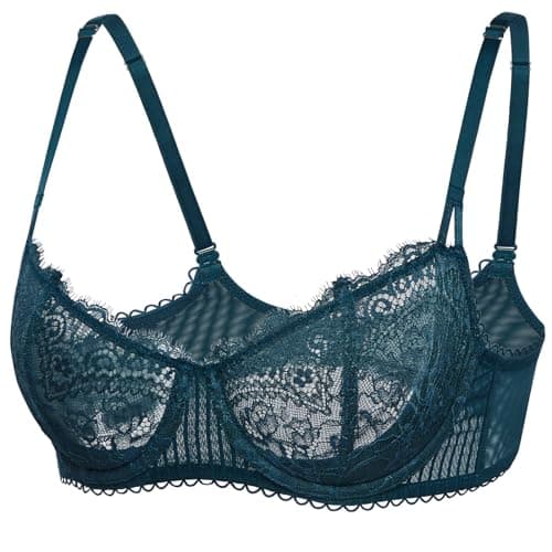 Sexy Lace Plus Size Balconette Bra for Women