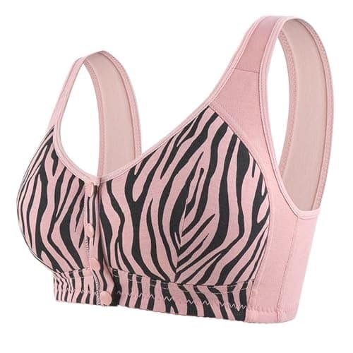 FHTECO Thin Cup Wireless Bras for Older Women