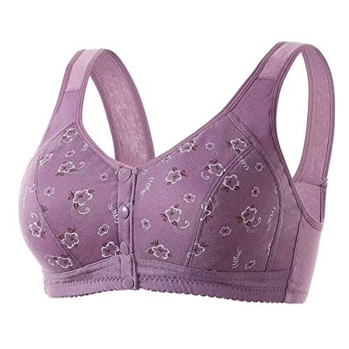 Comfortable Breathable Daisy Bra for Older Women Plus Size No Underwire