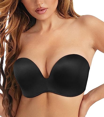 HACI Women's Anti-Slip Push-Up Bra - Wirefree Lift & Support