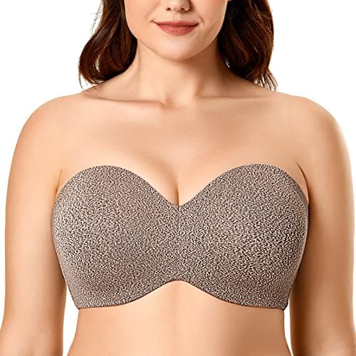 DELIMIRA Women's Strapless Minimizer Bra