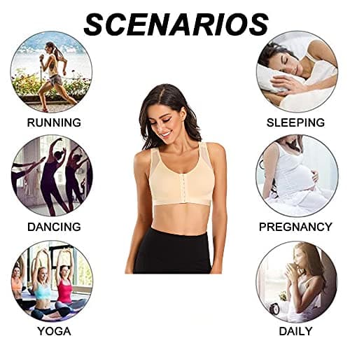 WOWENY Posture Correcting Wirefree Back Support Bra