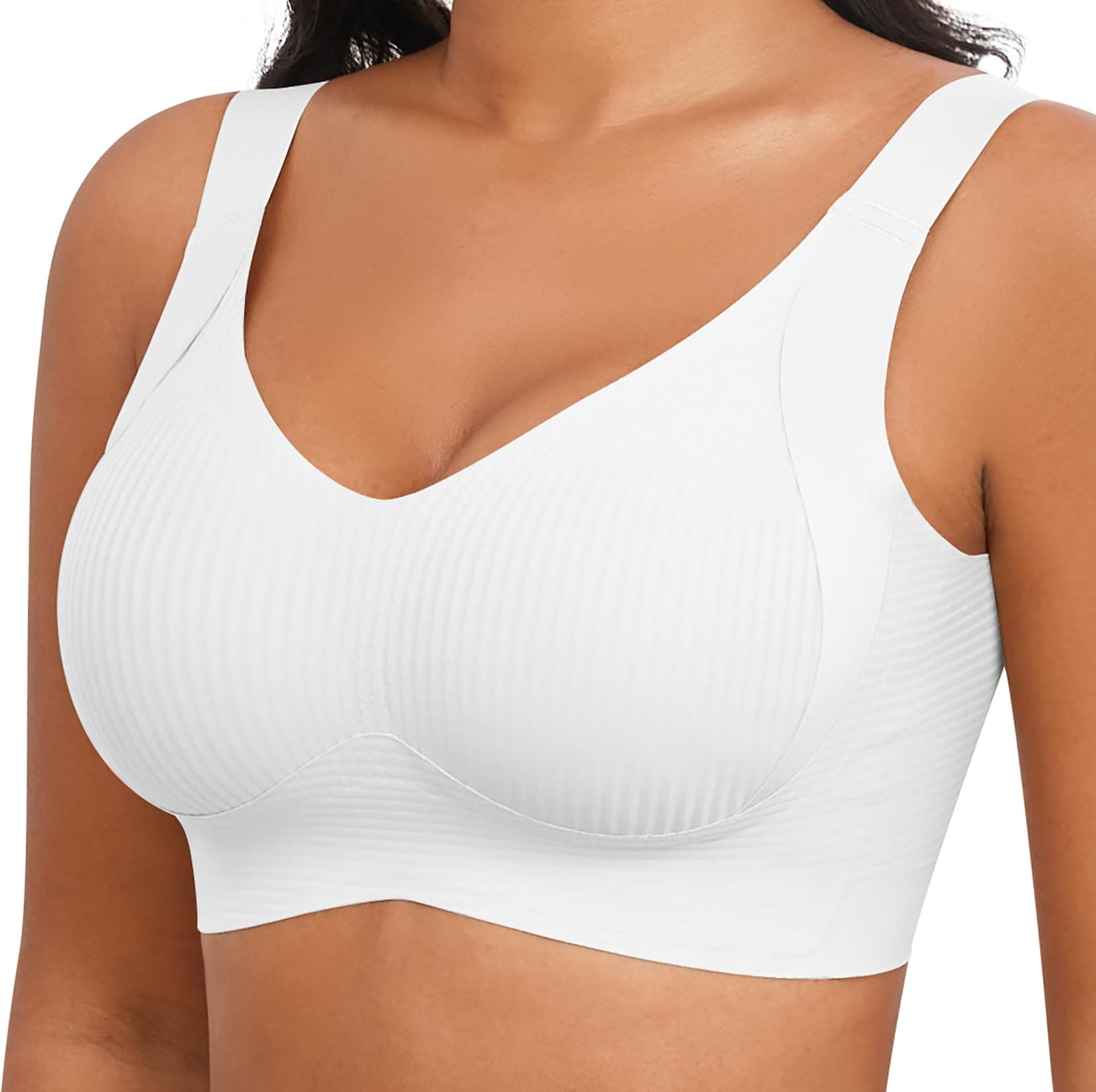 Xcutting Plus Size Wireless Bras for Women - Comfortable Full Coverage