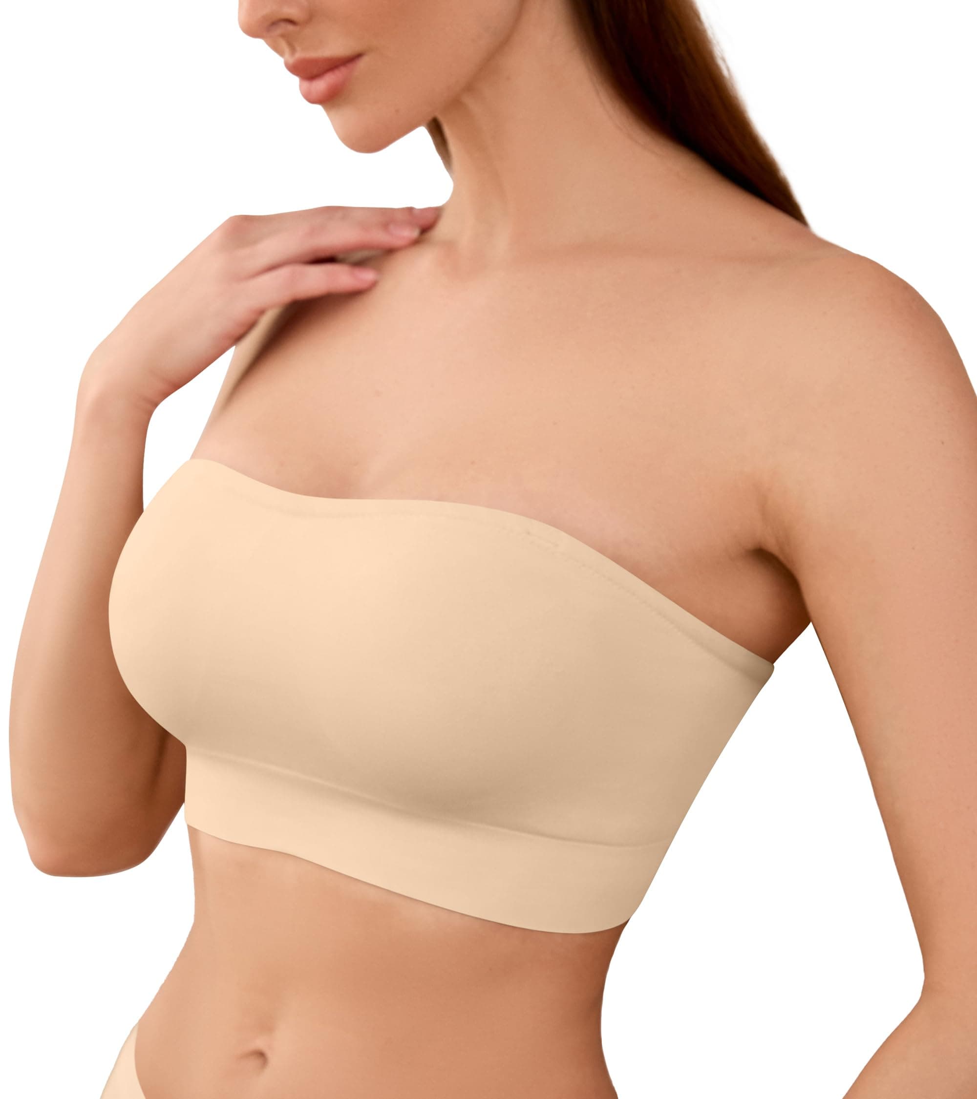 DEANGELMON Comfortable Non-Slip Seamless Padded Bralette