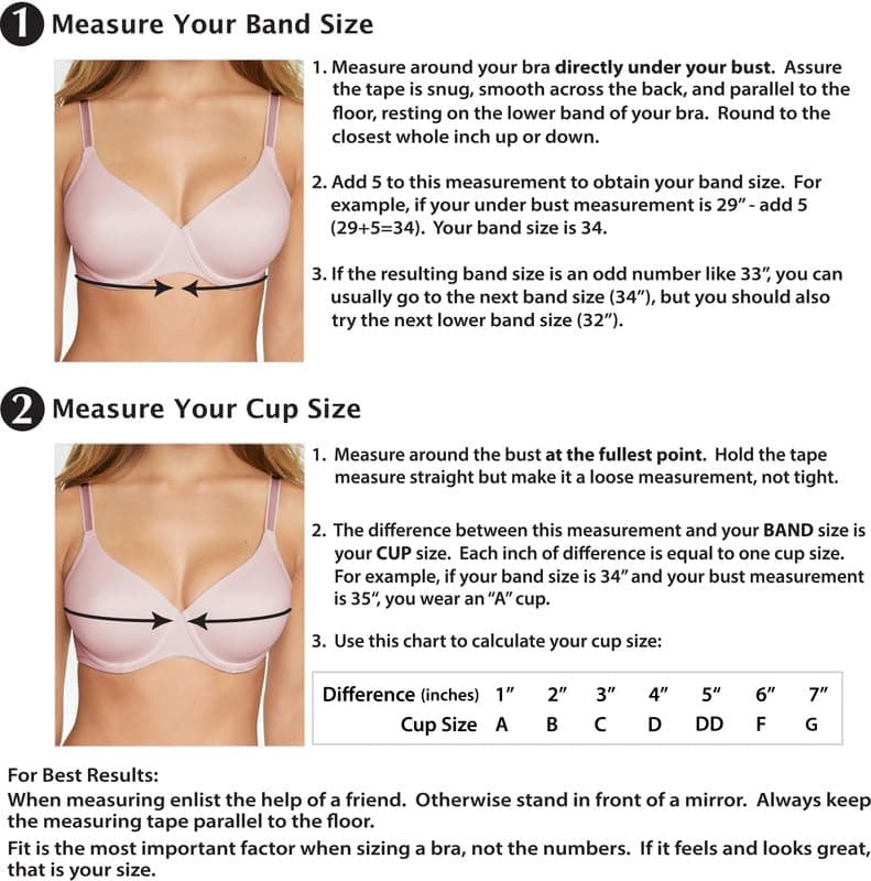 Dominique Women's Meryl Fiber Front Closure Minimizer Bra 30B-44F #7050