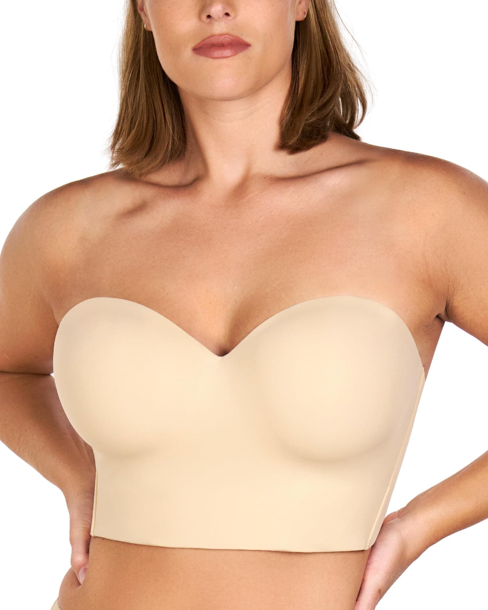 HSIA Antislip Support Corset Bra for Large Bust Women