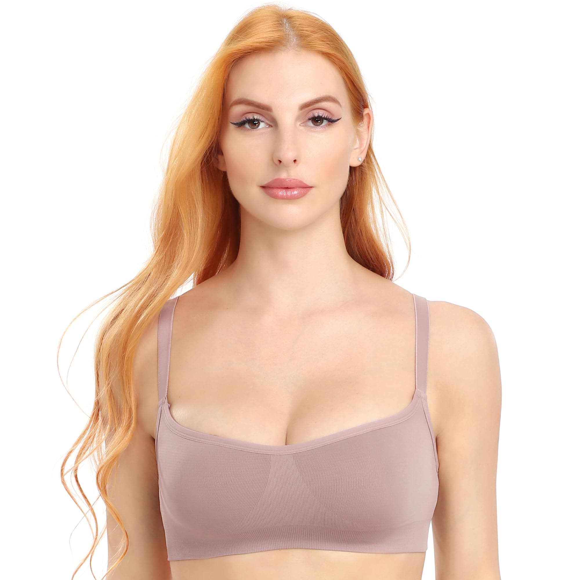 Zimcti Women's Low Cut Balconette Cup Push Up Bra with PaddedLIGHTWEIGHT PADS