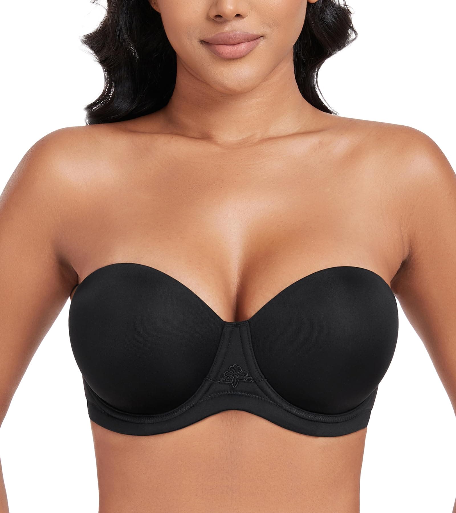 DotVol Plus Size Contour Underwire Bra with Multiway Strapless Back