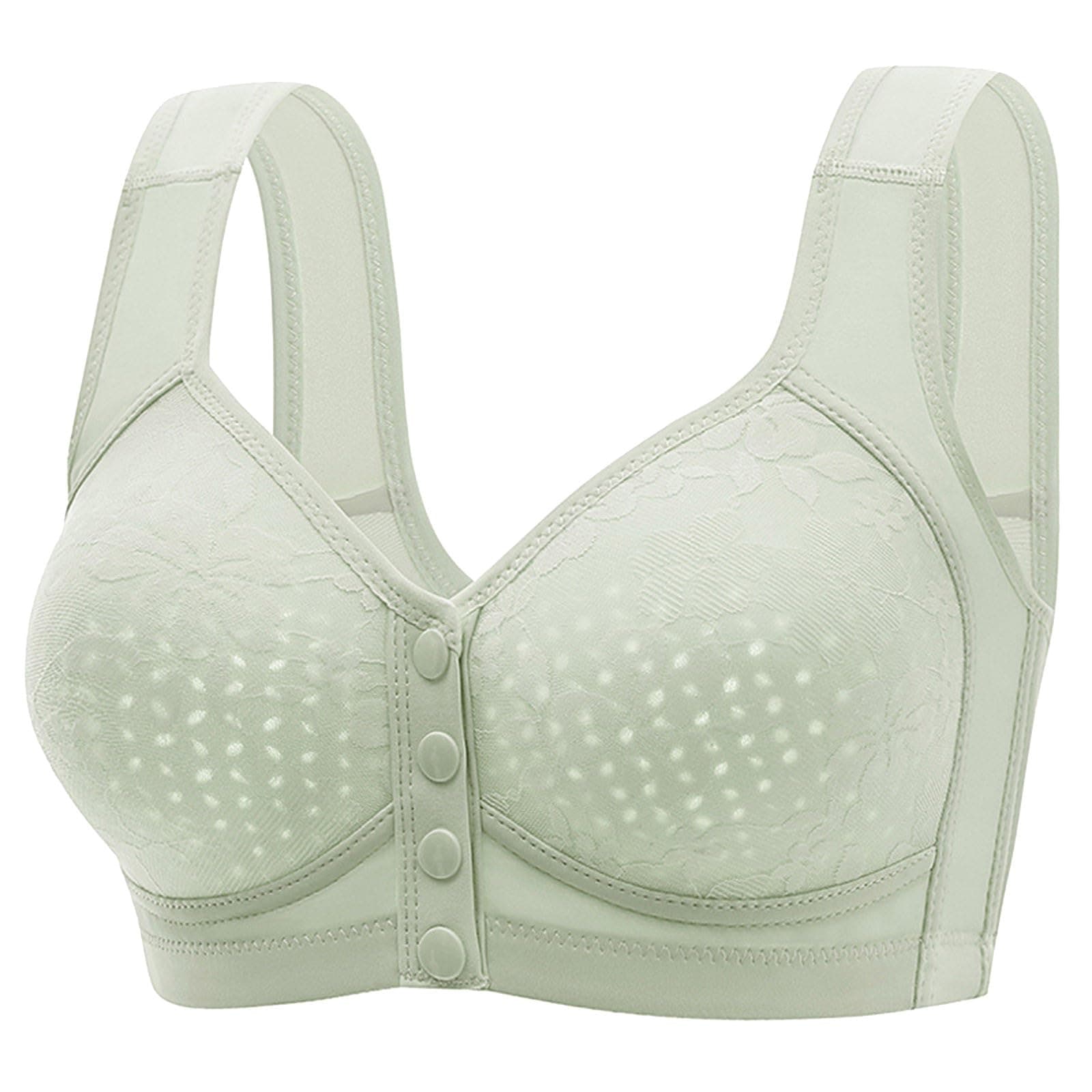 Uorcsa Comfortable Daisy Bra for Seniors, Light and Breathable Sleep Bra