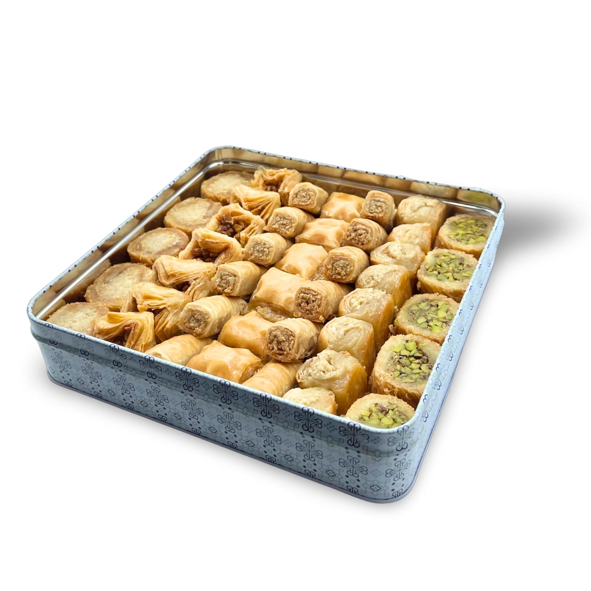 Al Bohsali 1870 Premium Mediterranean Baklava Assortment (43 Count)