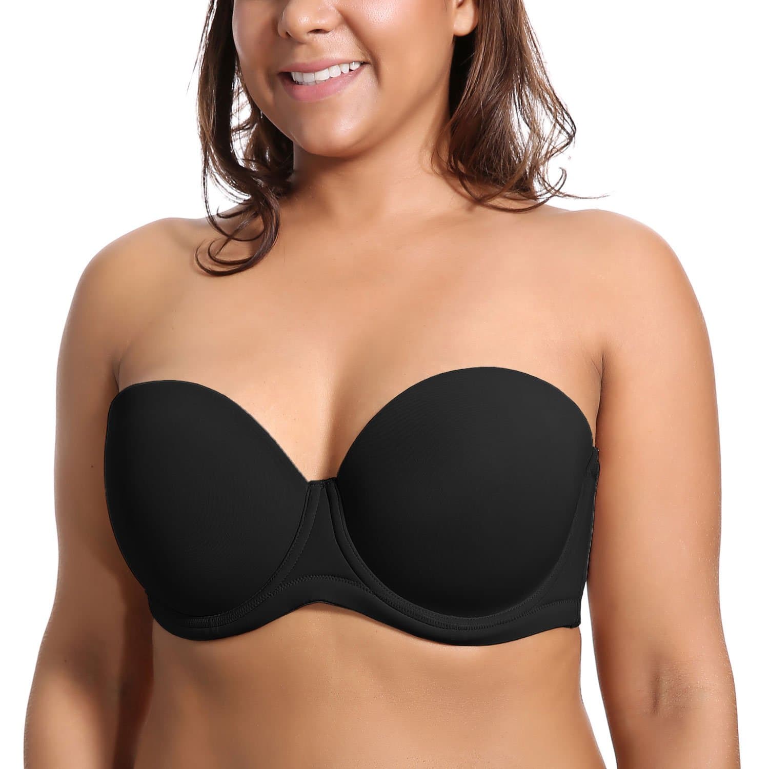 Delimira Plus Size Multiway Strapless Underwire Bra