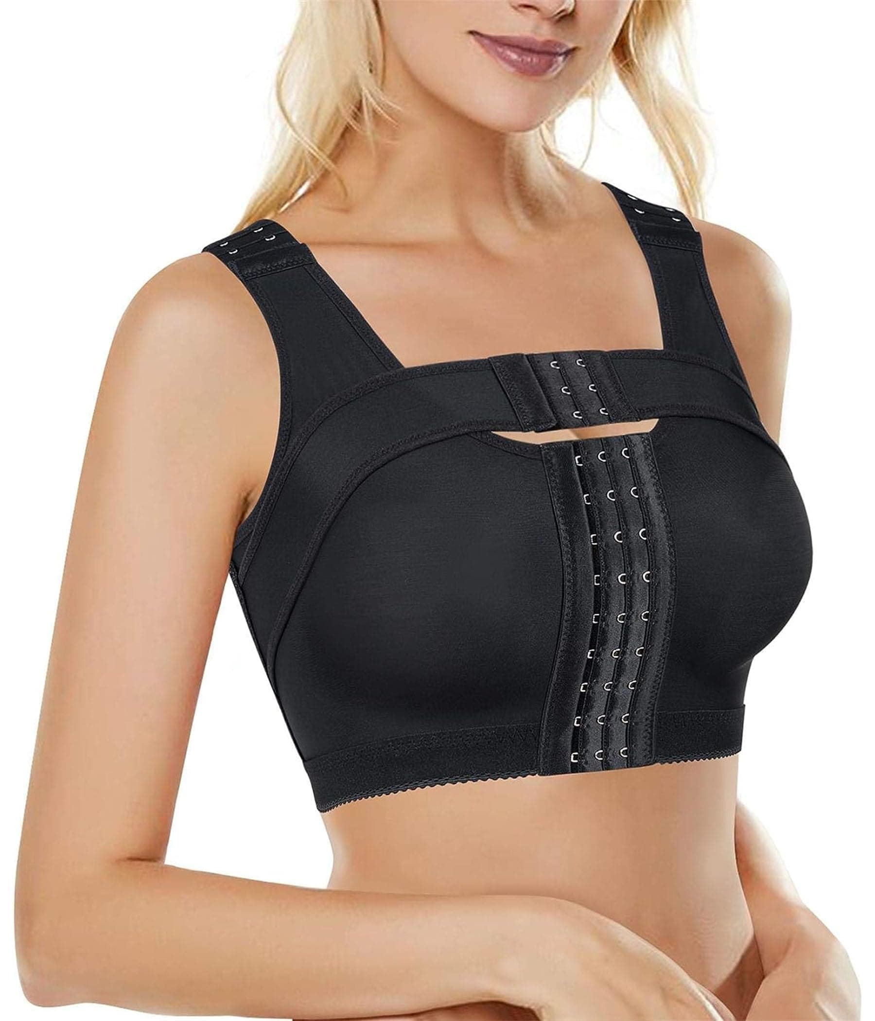 BRABIC Women's Post-Surgery Bra Shaper with Front Closure and Breast Support