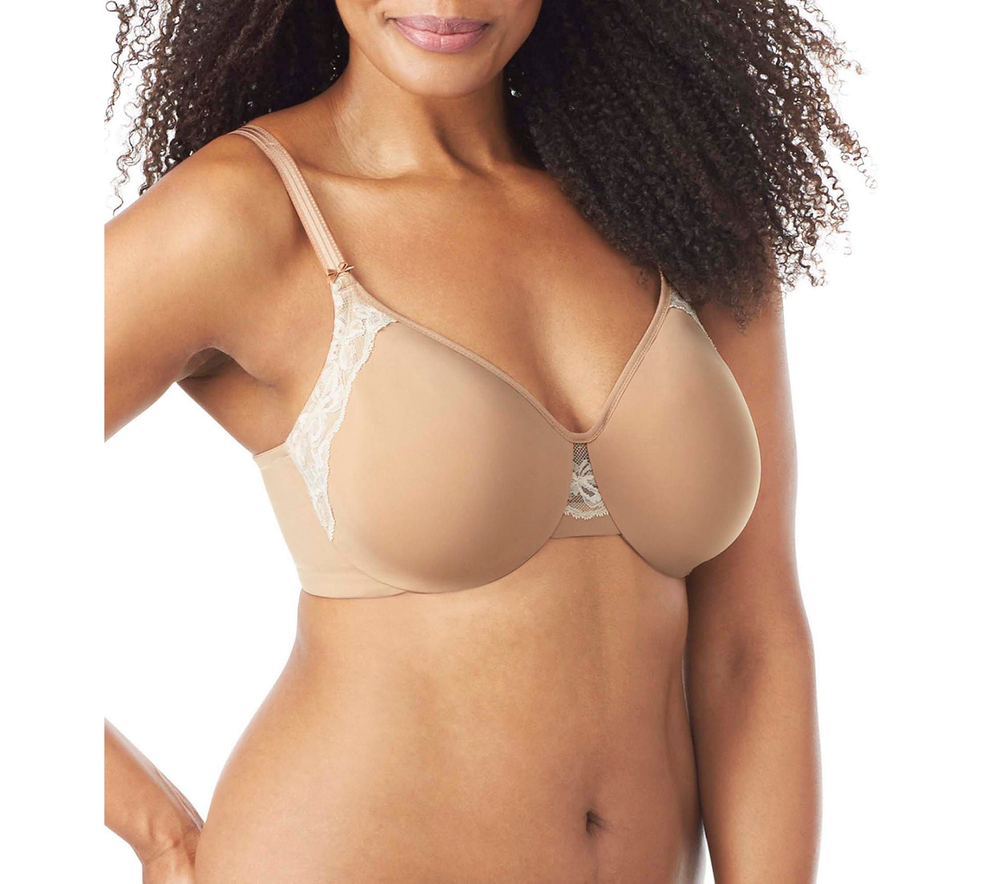Olga Cloud 9 Minimizer Bra for Plus Size Women, Toasted Almond, 38D