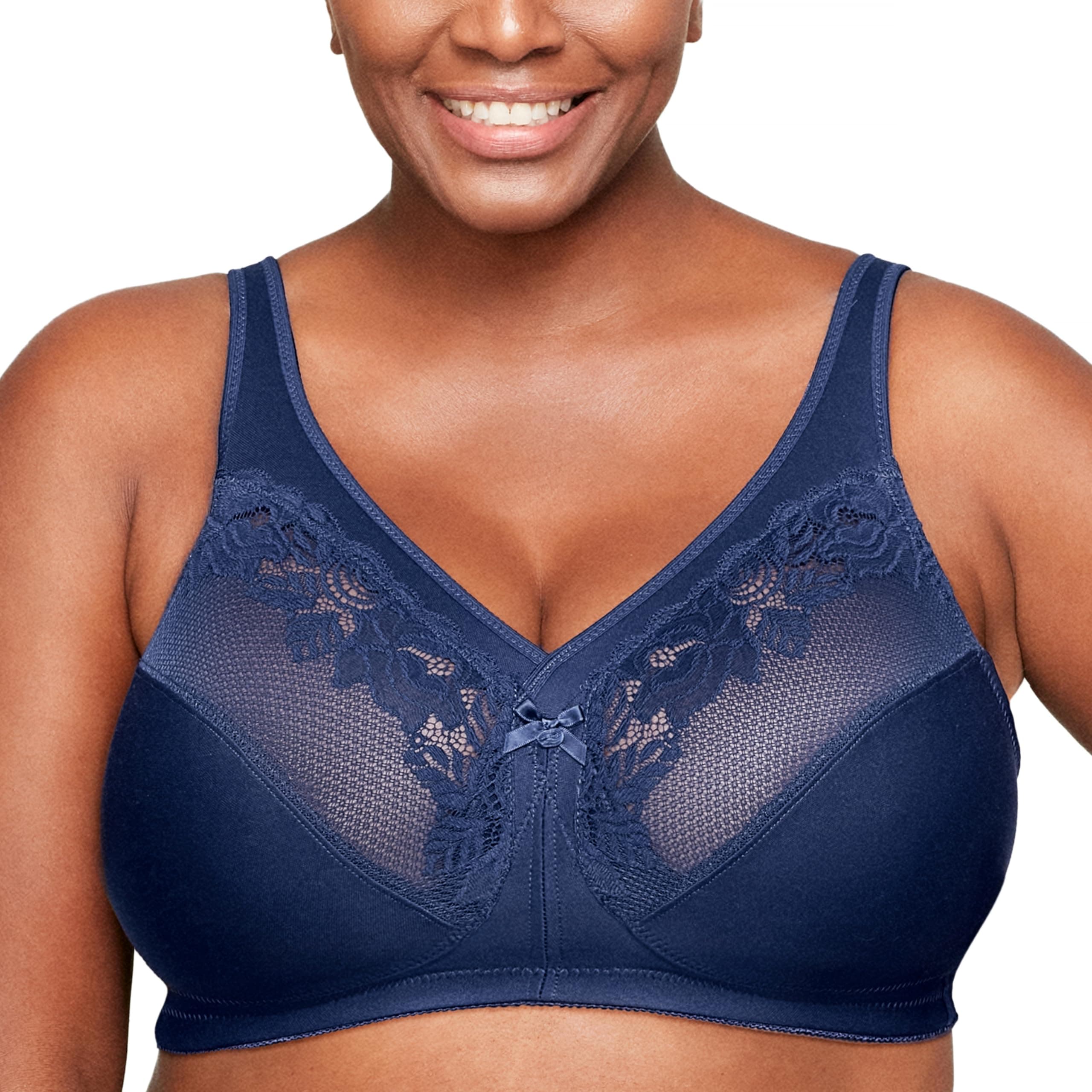 Glamorise Women's Wirefree Minimizer Bra #1003