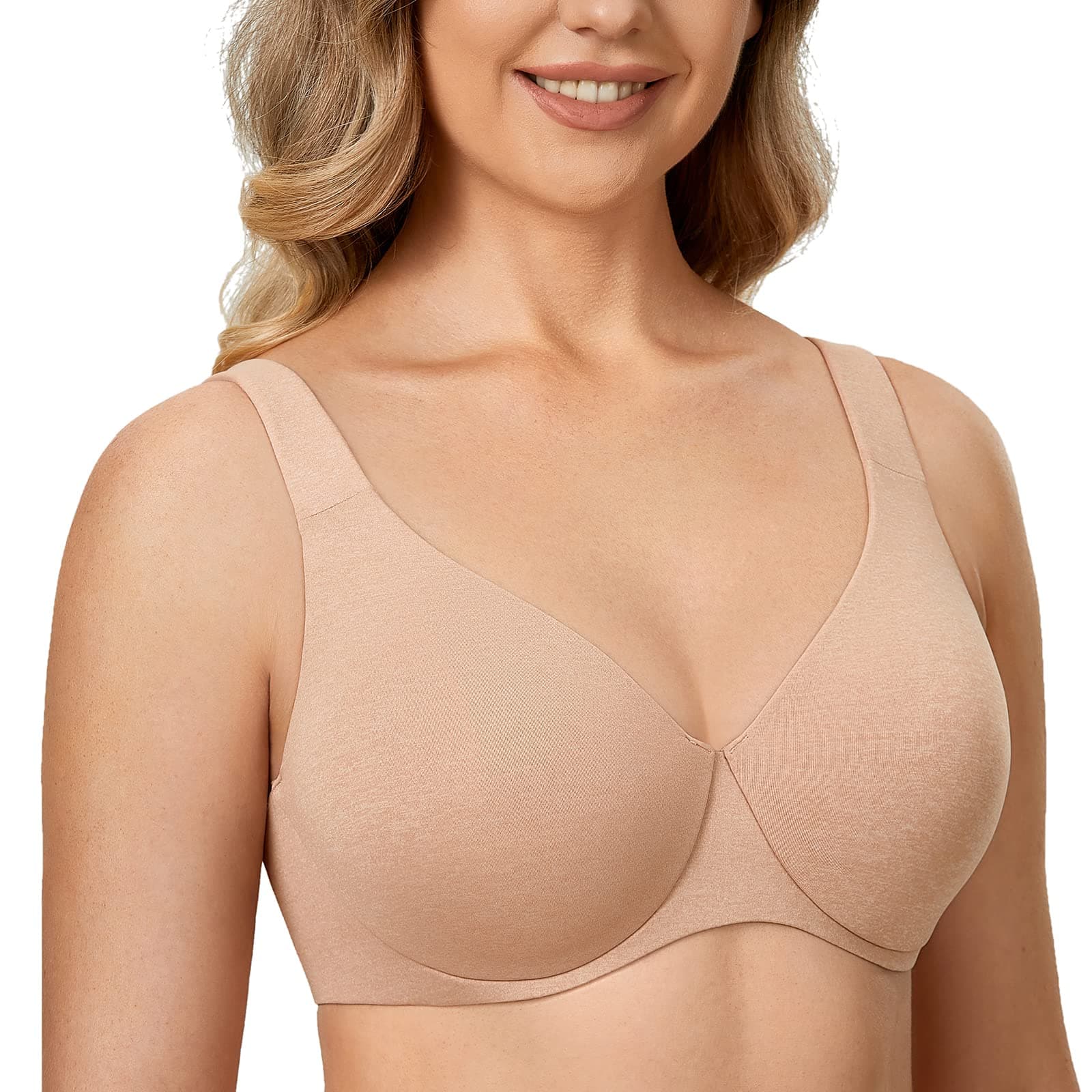Delimira Women's Plus Size Minimizer Underwire Bras