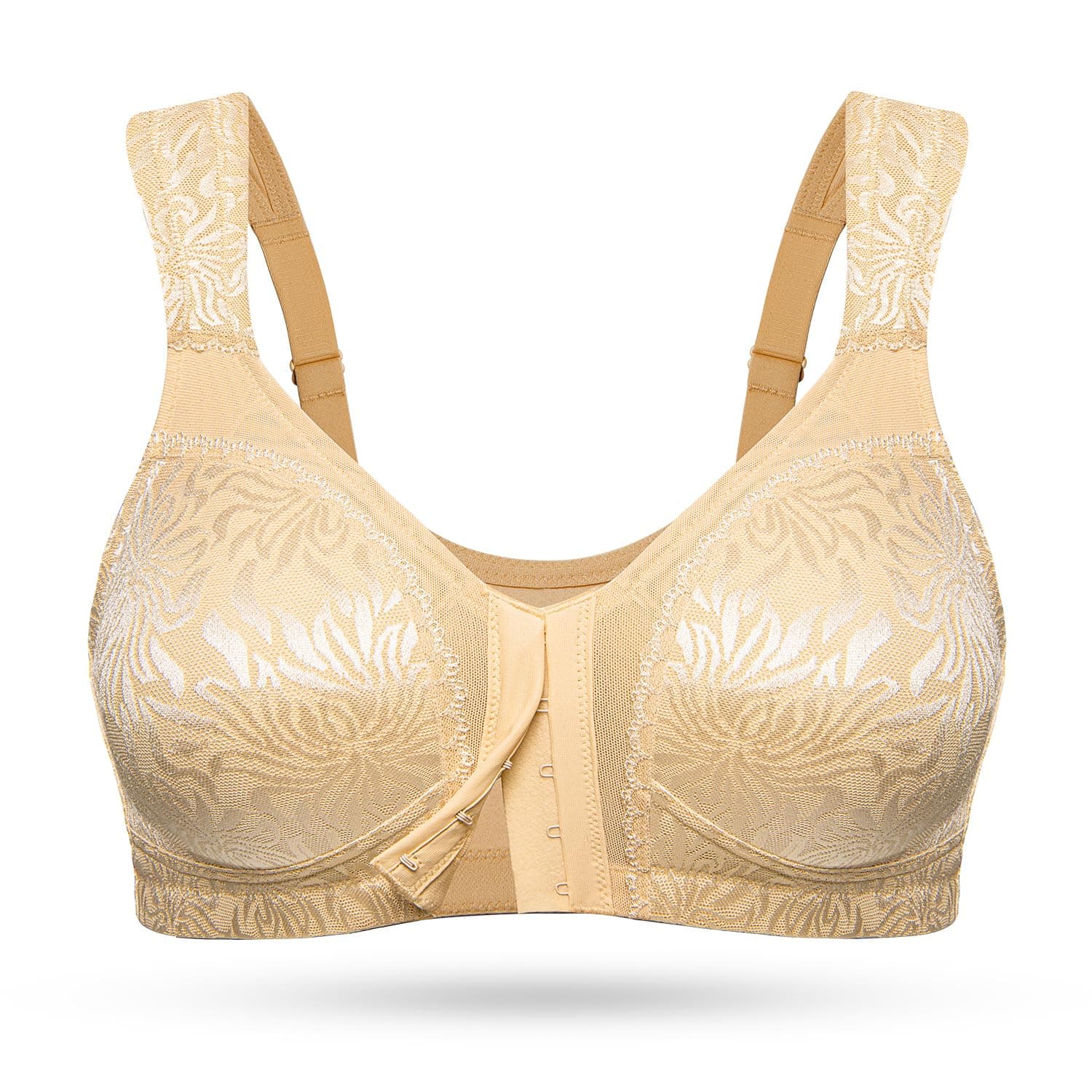 Wingslove Women's Front Closure Minimizer Bra Plus Size