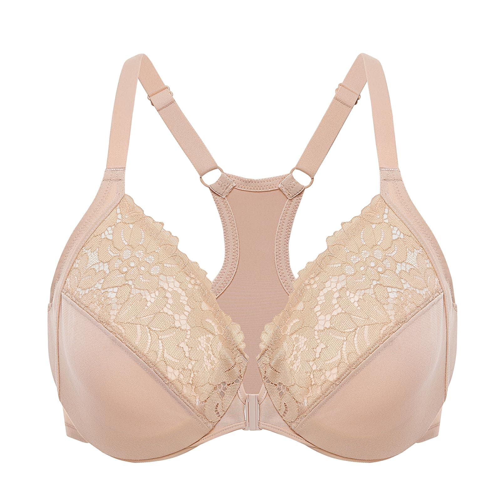 Delimira Women's Plus Size Full Coverage Underwire Support Bra