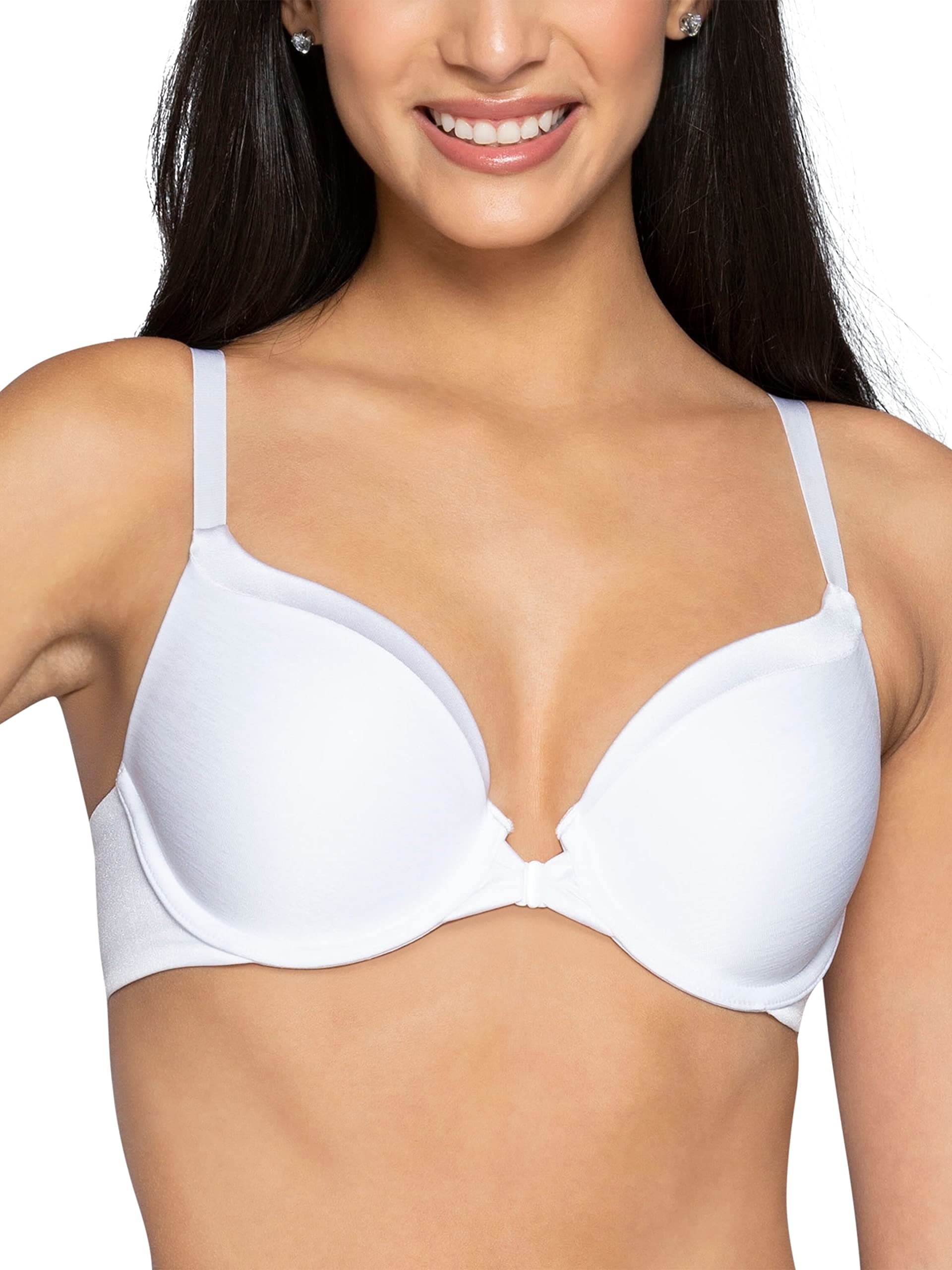 Vanity Fair Women's 3-Way Convertible Straps Illumination Front Closure Bra, Up to DD Cup