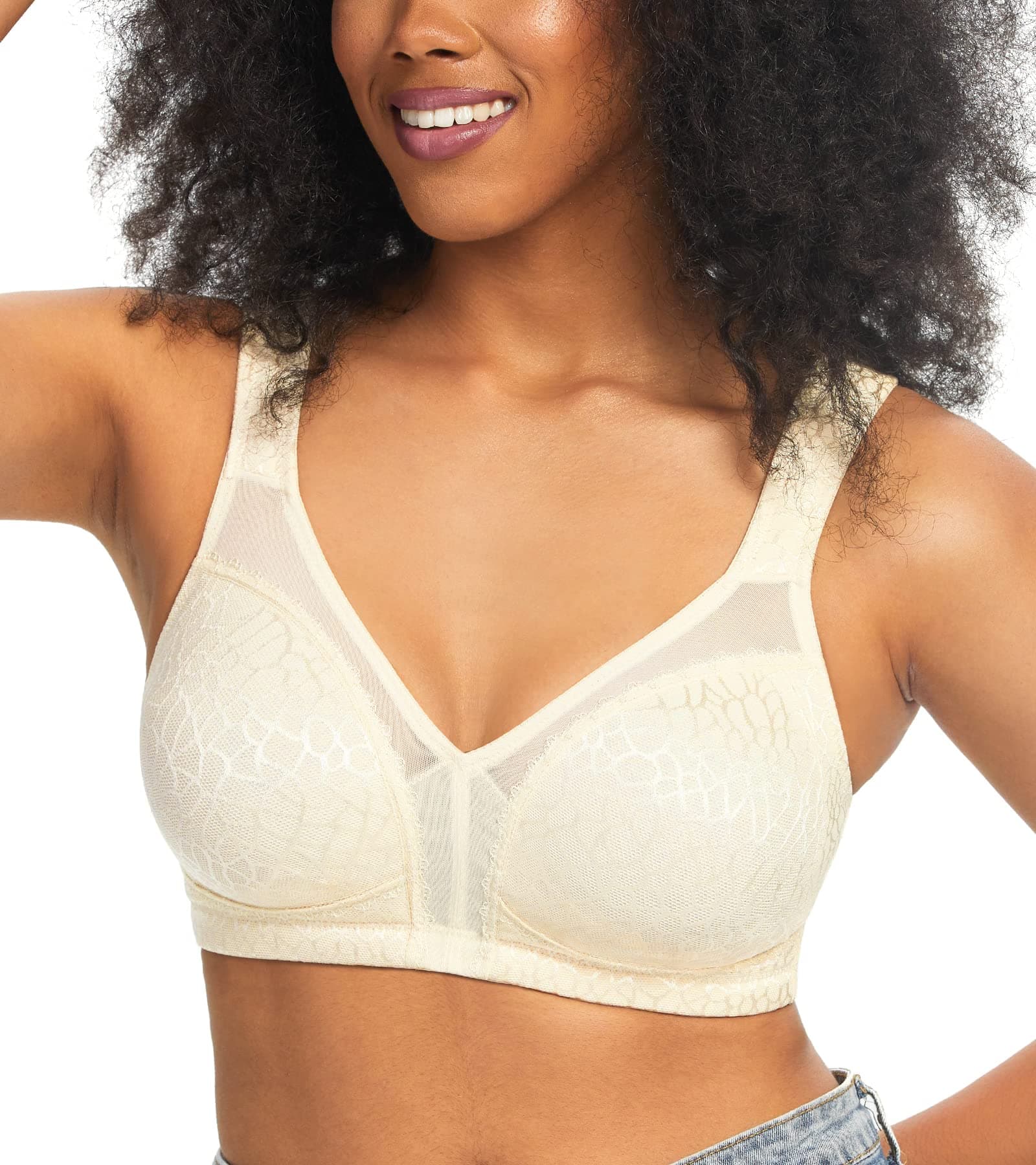 HACI Women's Minimizer Bra - Plus Size, Large Bust Support, Seamless