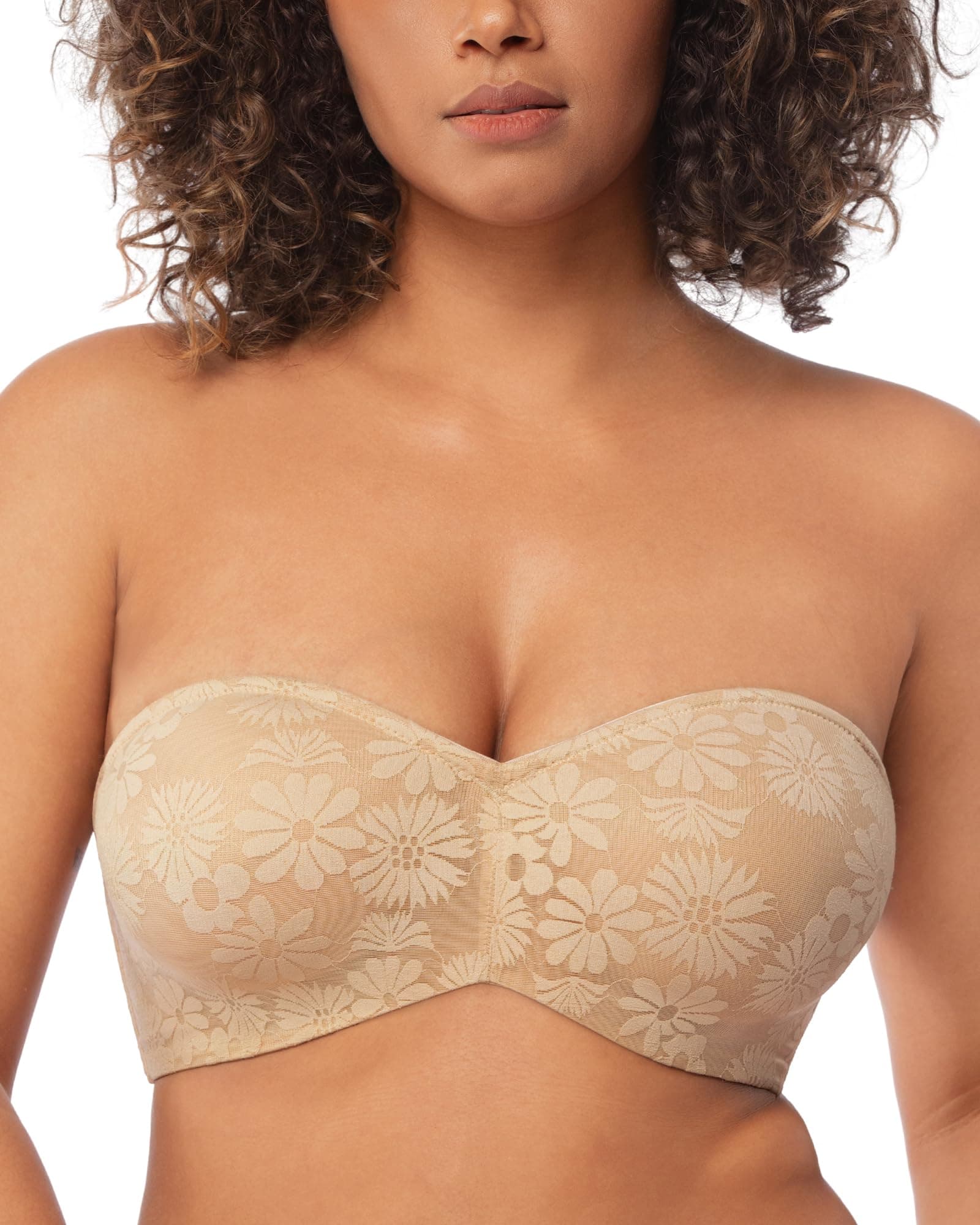 HSIA Women's Strapless Anti-Slip Bra for Large Bust