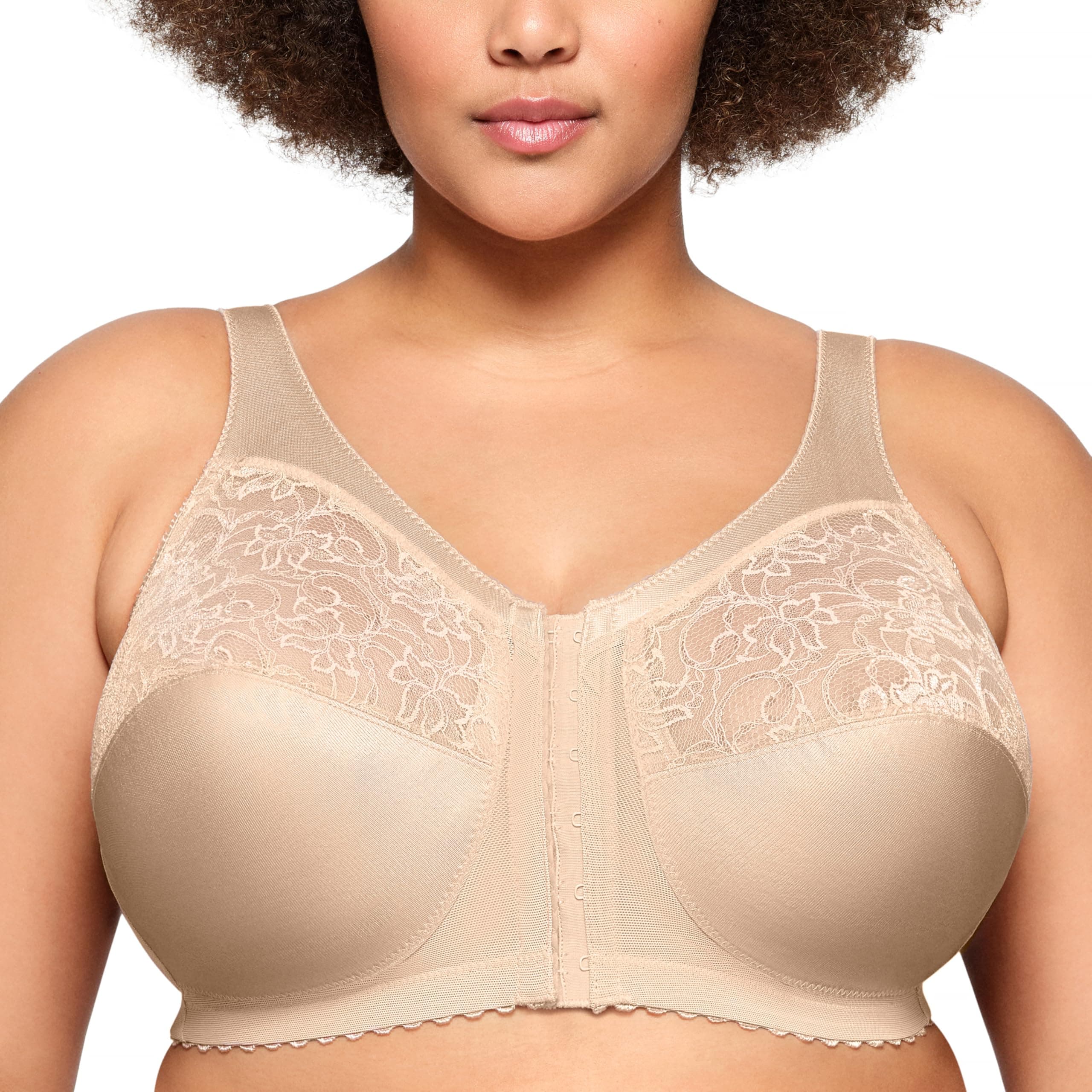 Glamorise Full Figure MagicLift Front Close Support Bra #1200